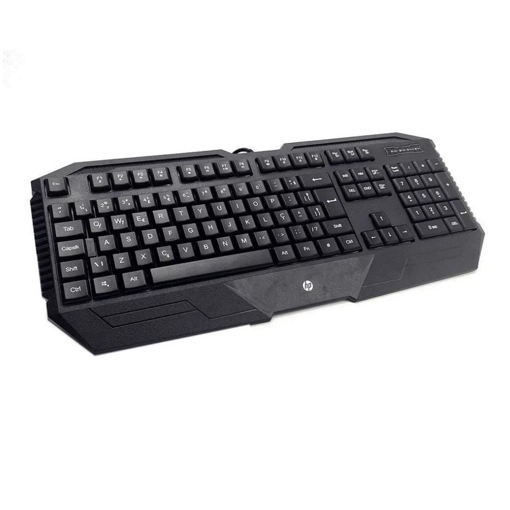 Teclado HP K130 Gamer - Membrana USB con Luz LED