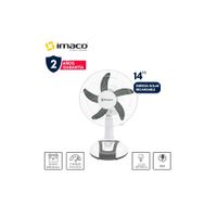 Ventilador 14 Solar Recargable de mesa FAN1418SOL Imaco