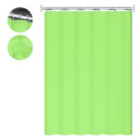 Cortina de Baño Moderna Impermeable Verde BB1
