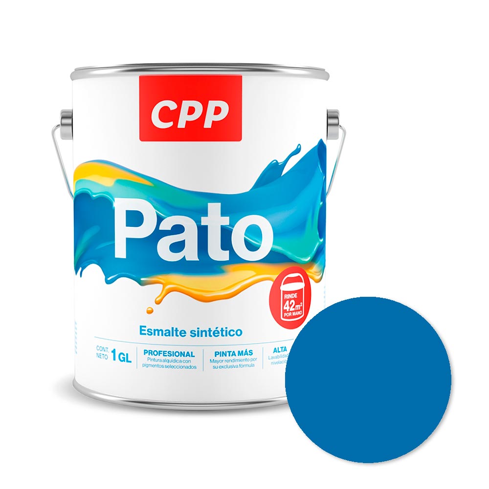 Esmalte Pato Azul Eléctrico 1 galón - Promart