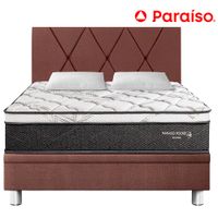 Dormitorio Boxet PARAISO Pocket Star 2 Plazas Choco
