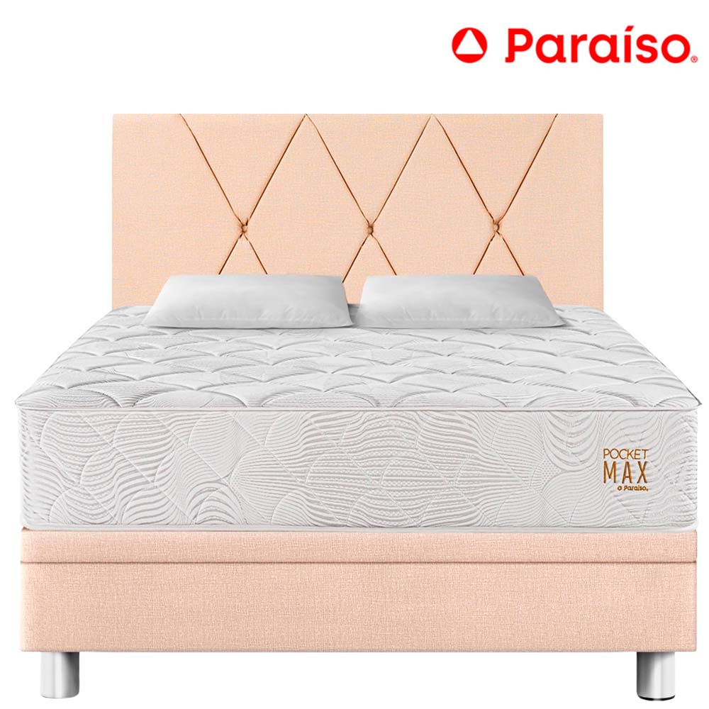 Dormitorio Boxet PARAISO Pocket Max 2 Plazas Champagne