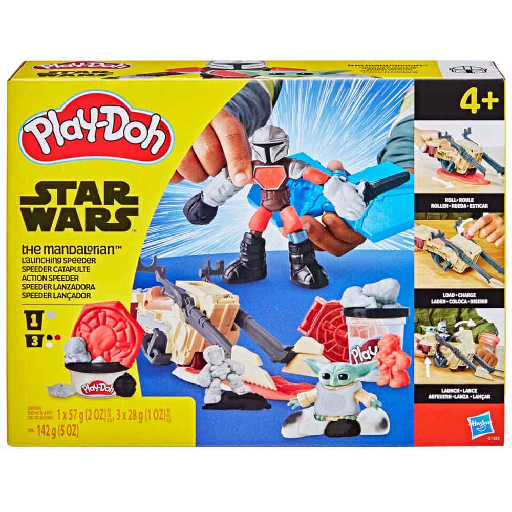Playset Star Wars The Mandalorian con lanzador PLAY DOH
