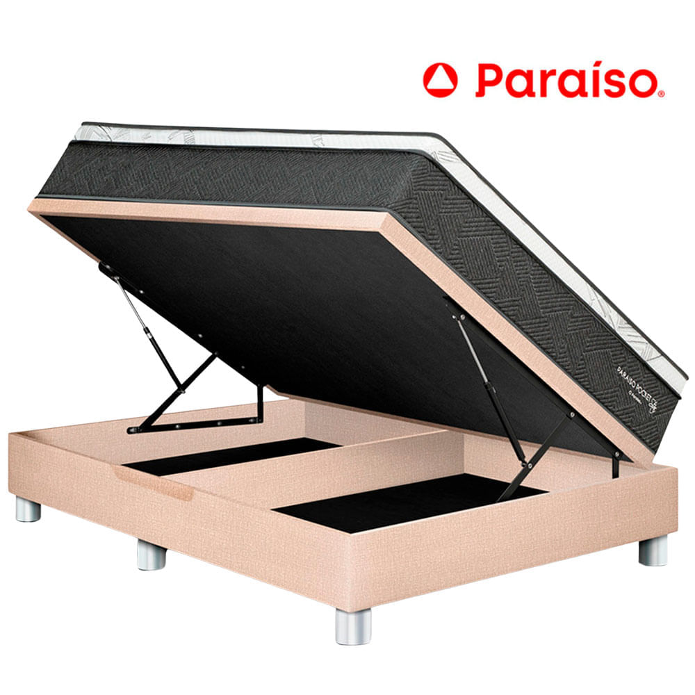 Cama Boxet PARAISO Pocket Star Queen Champagne