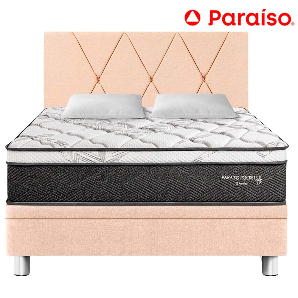 Dormitorio Boxet PARAISO Pocket Star 2 Plazas Champagne