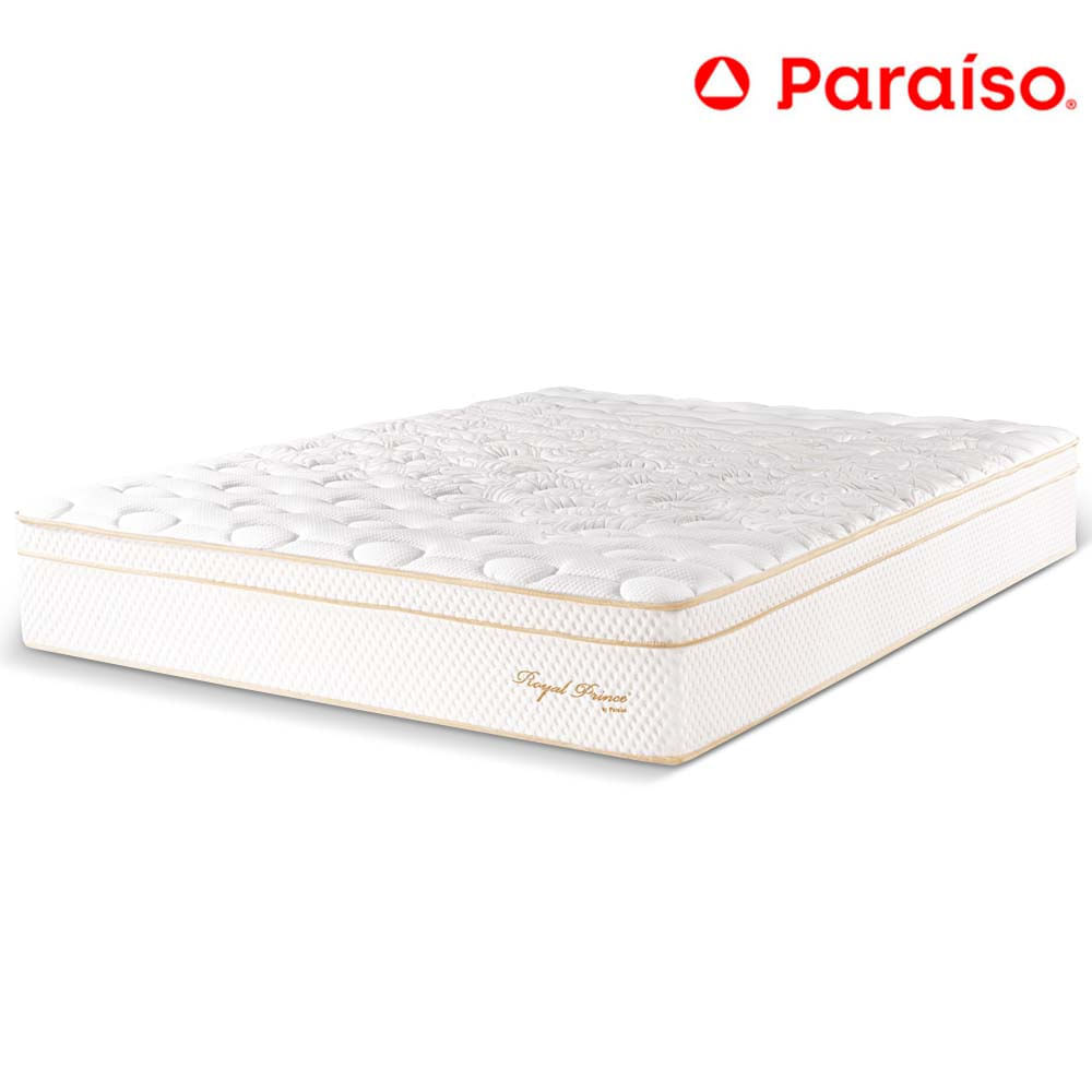Colchón PARAISO Royal Prince2 Plazas + 2 almohadas viscoelásticas