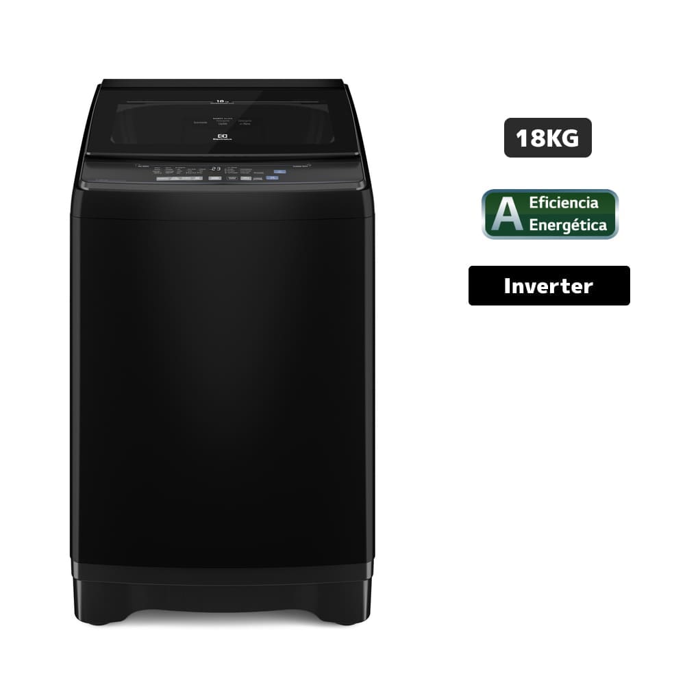 Lavadora ELECTROLUX Carga Superior 18Kg EWIP18F2XSWB Negro