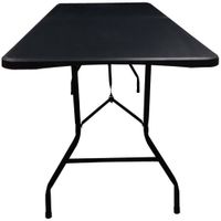 Mesa Plegable VIVA HOME Negra 180x74x74cm