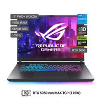 Laptop ASUS ROG Strix G16 16"" Intel Core i5 13gen 16GB 512GB SSD RTX5050 G615JH-RV027W