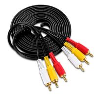 Cable RCA a RCA 3 x 3 15 Metros Macho
