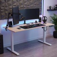 Escritorio Eléctrico Dreizt Altura Regulable 150x60 Rovere Xdesk Smart