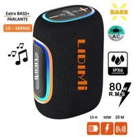 Parlante LIDIMI 80W Bluetooth LD-S849AC USB Corriente 220V