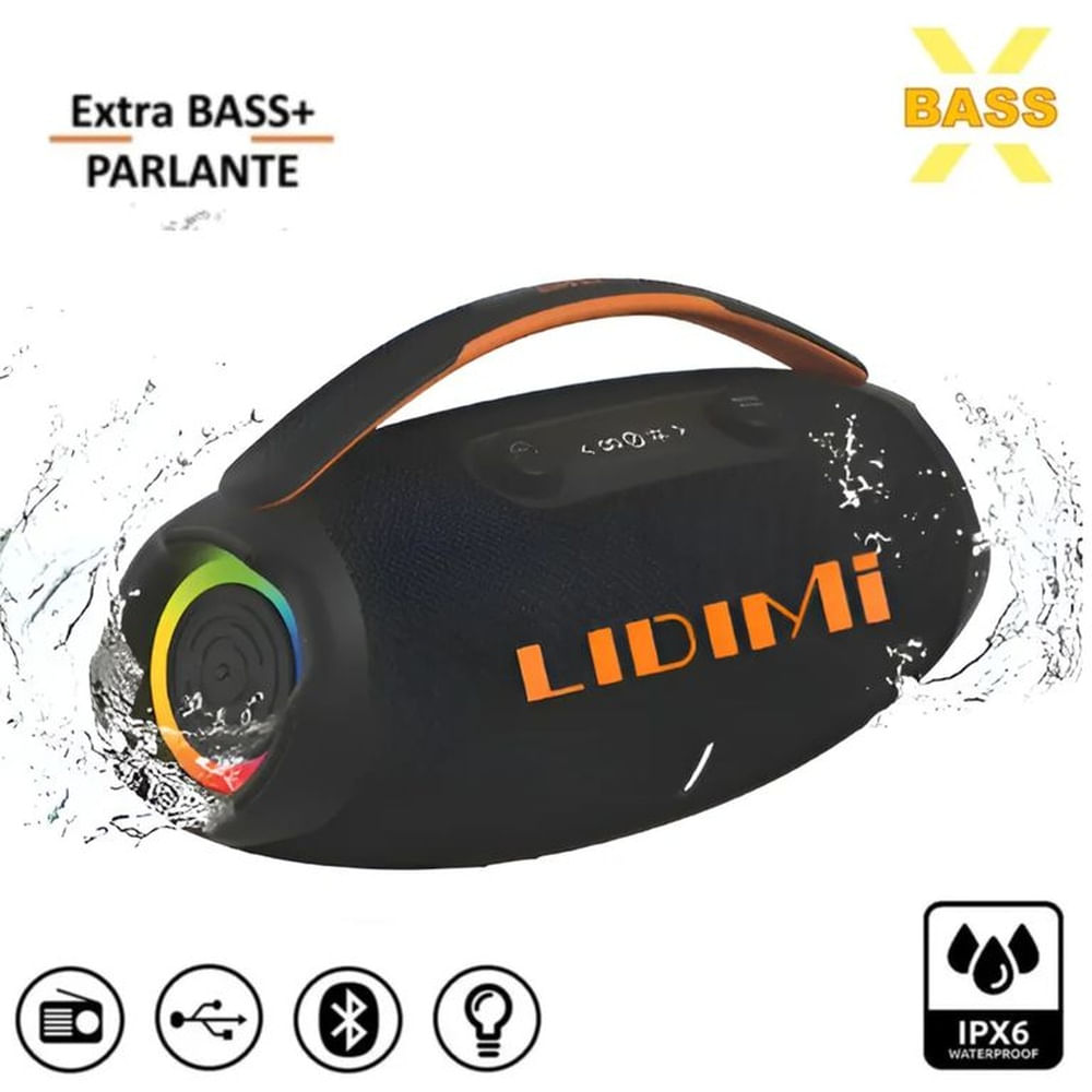 Parlante LIDIMI LD-S836 con Extra Bass