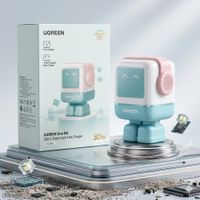 cargador Ugreen Uno RG USB-C Robot GaN Fast Charger.