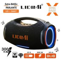Parlante Portátil Lidimi Ld-s667 300W Extra Xbass  Bt Usb