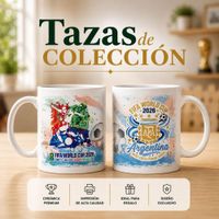 TAZA PERSONALIZADA COPA MUNDIAL, MESSI