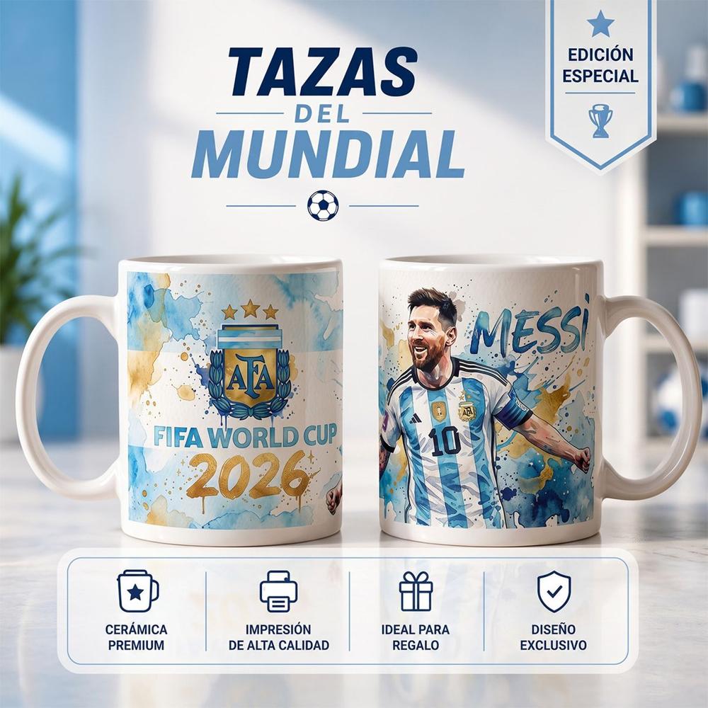 TAZA WE ARE 2026 LIONEL MESSI