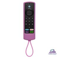 Funda Protectora Para Control Amazon Fire Tv Stick -Lila  forescente