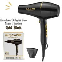 Secadora Profesional BabylissPro Gold Black Uso Profesional