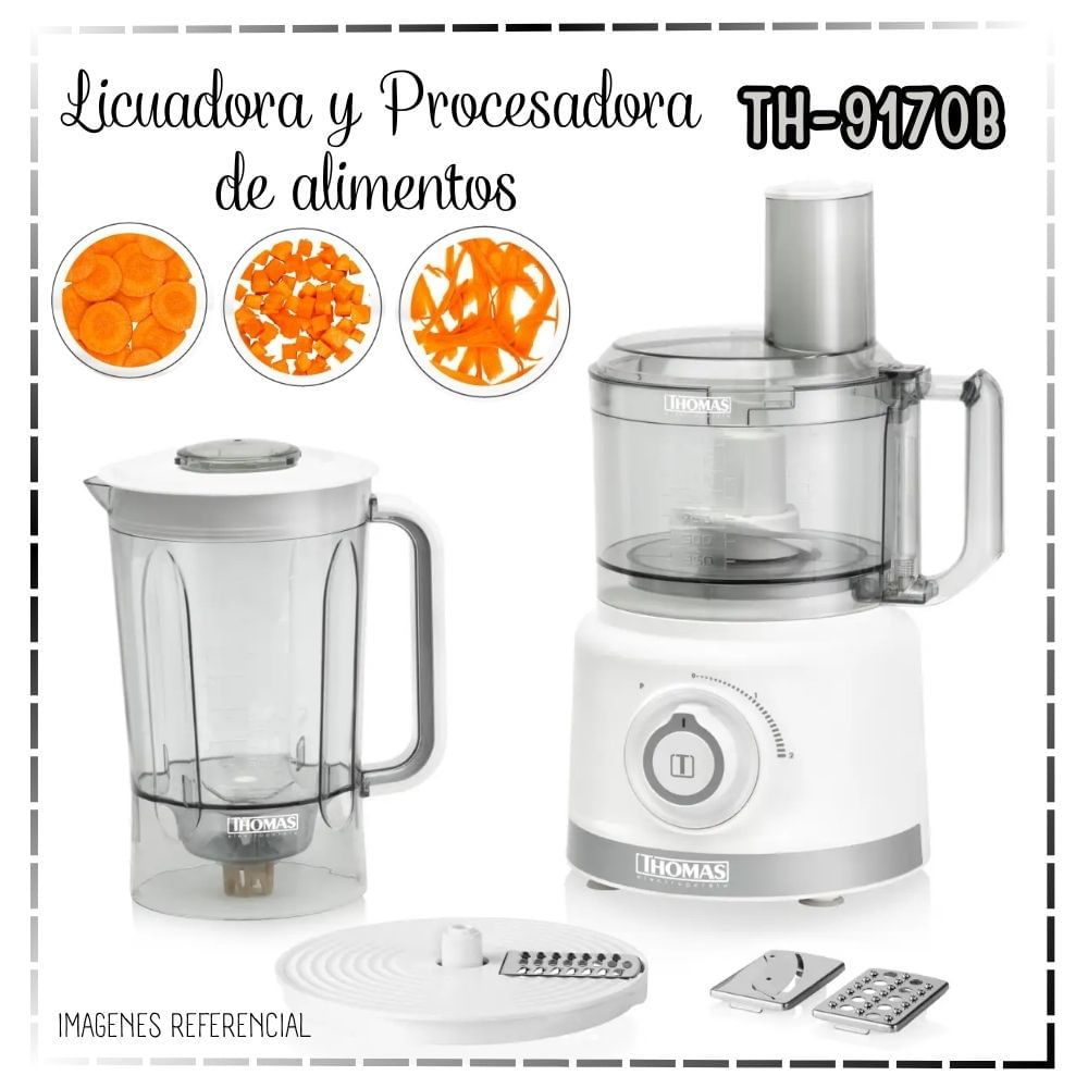 Licuadora y Procesadora de alimentos THOMAS TH-9170B