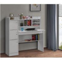 Escritorio Moderno Jerri Blanco RyR Muebles