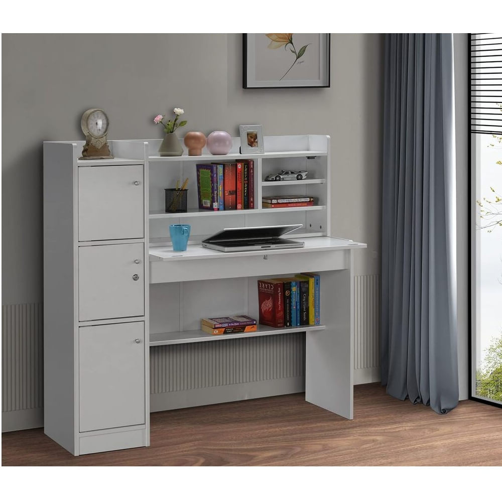 Escritorio Moderno Jerri Blanco RyR Muebles