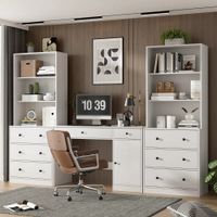 Escritorio Flotante Montes 120 cm Blanco RyR Muebles