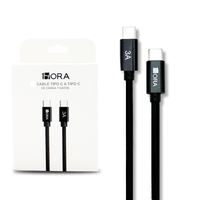 CABLE USB-C A USB-C 3A