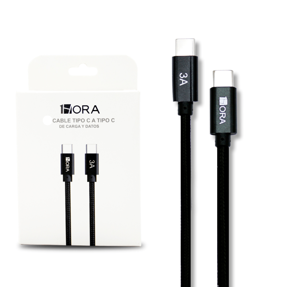 CABLE USB-C A USB-C 3A