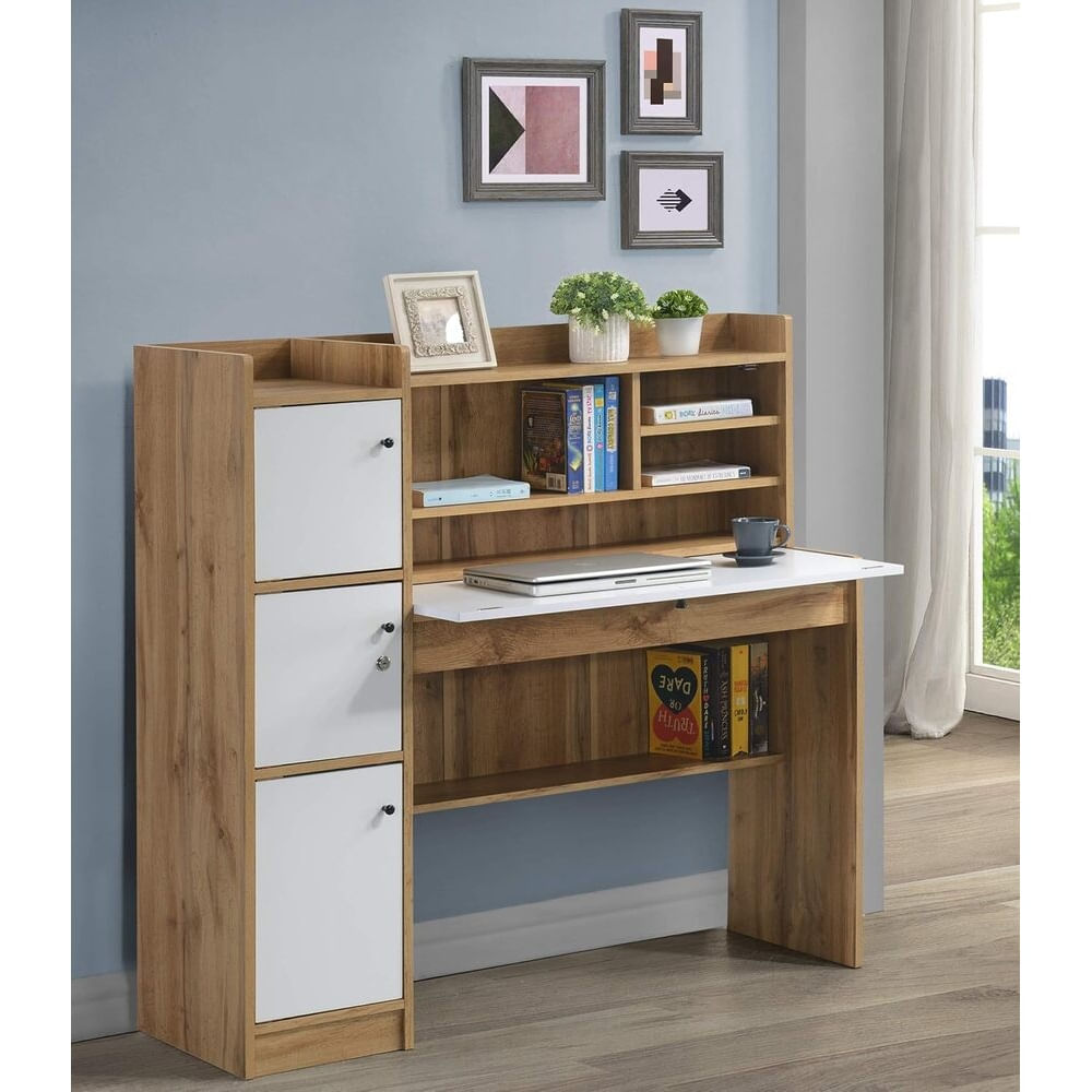Escritorio Moderno Jerri Duna y Blanco RyR Muebles