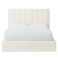 Cama Tapizada LeMueble Líneas 1.5 Plz Ivory