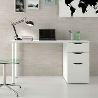 Escritorio Moderno Vera 138 cm Blanco RyR Muebles