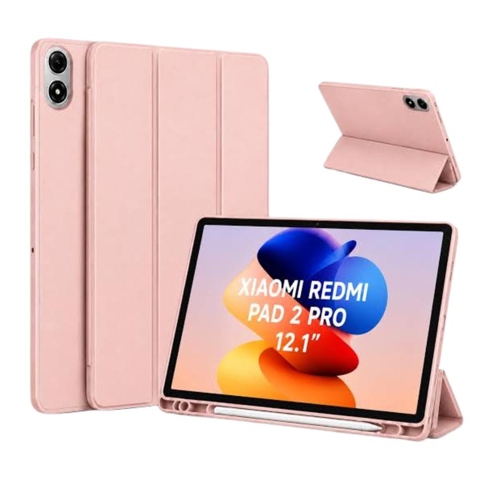 FUNDA SMART COVER PARA  REDMI PAD PRO 12.1PULGADAS ROSA