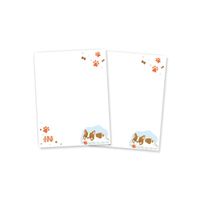 Set de notas Huellitas x 2 unds Ingenial.