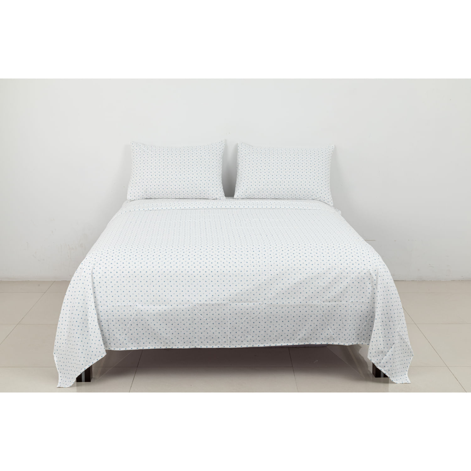 Sábana Pv27 100% Microfibra Triángulos