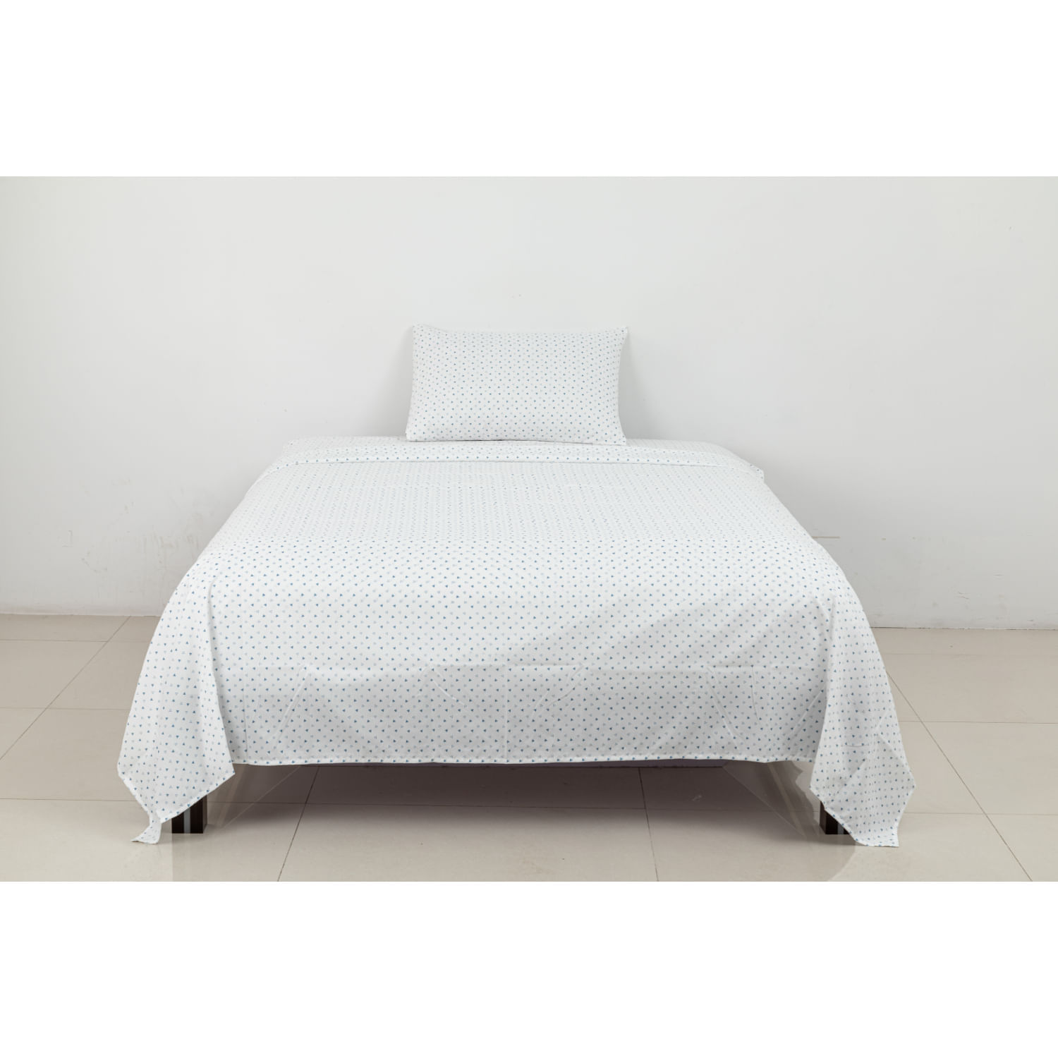 Sábana Pv27 100% Microfibra Triángulos