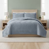 Cubrecama Pv27 Zigzag Gris