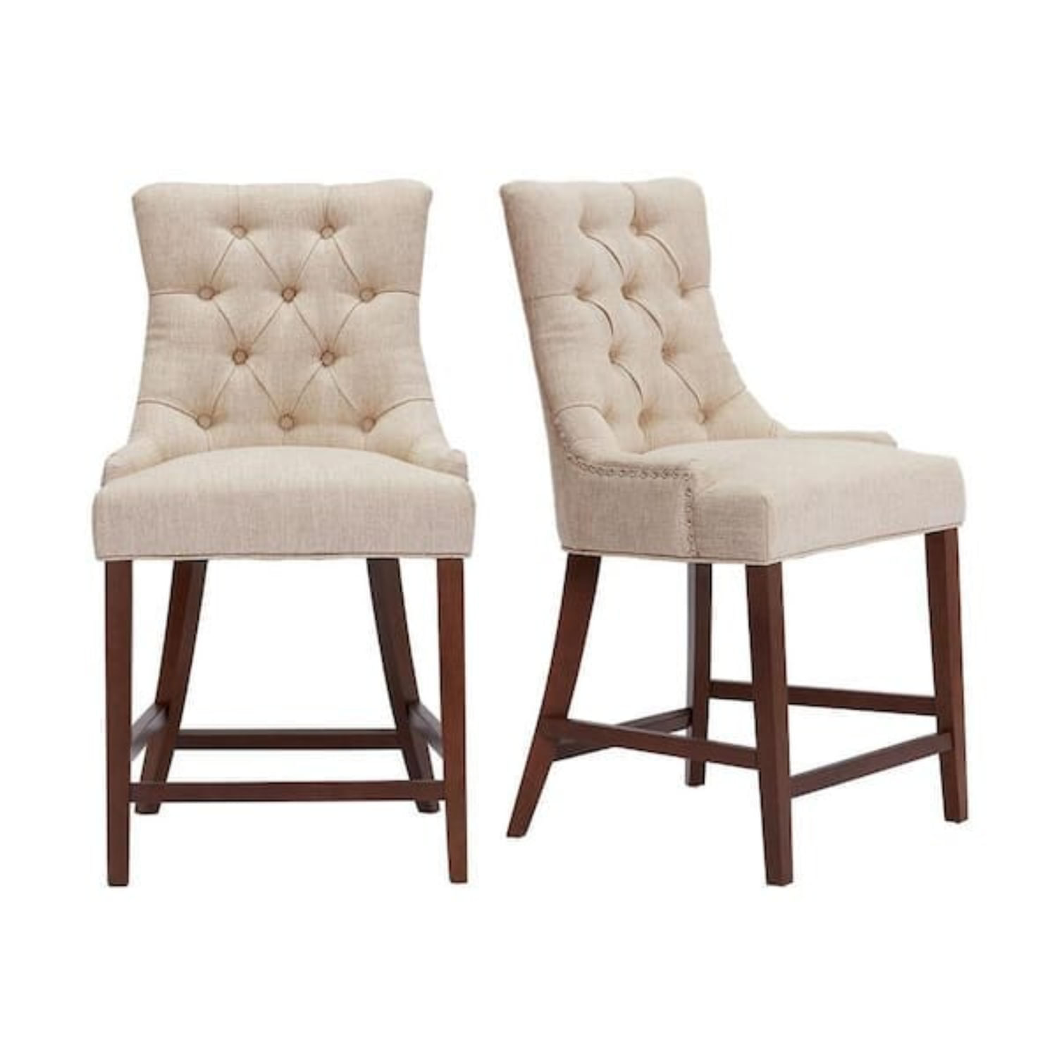 Set x2 Banco de Bar Lucila Beige