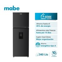 Refrigeradora Mabe 340L Top Mount RMN334PAPRP0 Negro