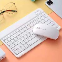 TECLADO  MOUSE   SUPER DELGADO BLANCO INALAMBRICOS