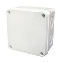CAJA DE PASE 100 X 100 X 70 DE PVC  PACK X 3UNID