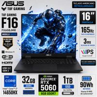 Laptop ASUS TUF Gaming F16 Intel i7-14650HX 32GB RAM 1TB SSD RTX 5060 W11 FX608JMR-F16I75060