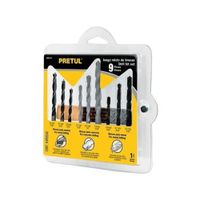 Juego De Brocas Metal concreto Y Madera Pretul