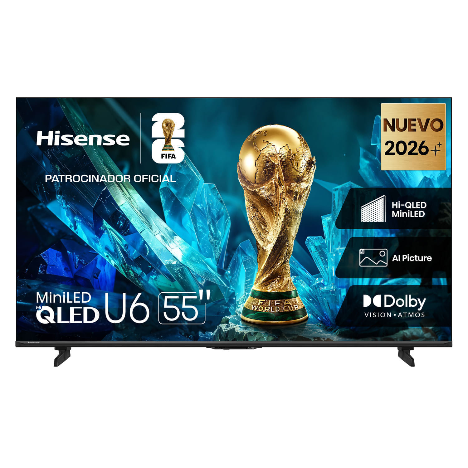 Hisense TV MINI-LED 55"" 4K Google TV 55U6ESG