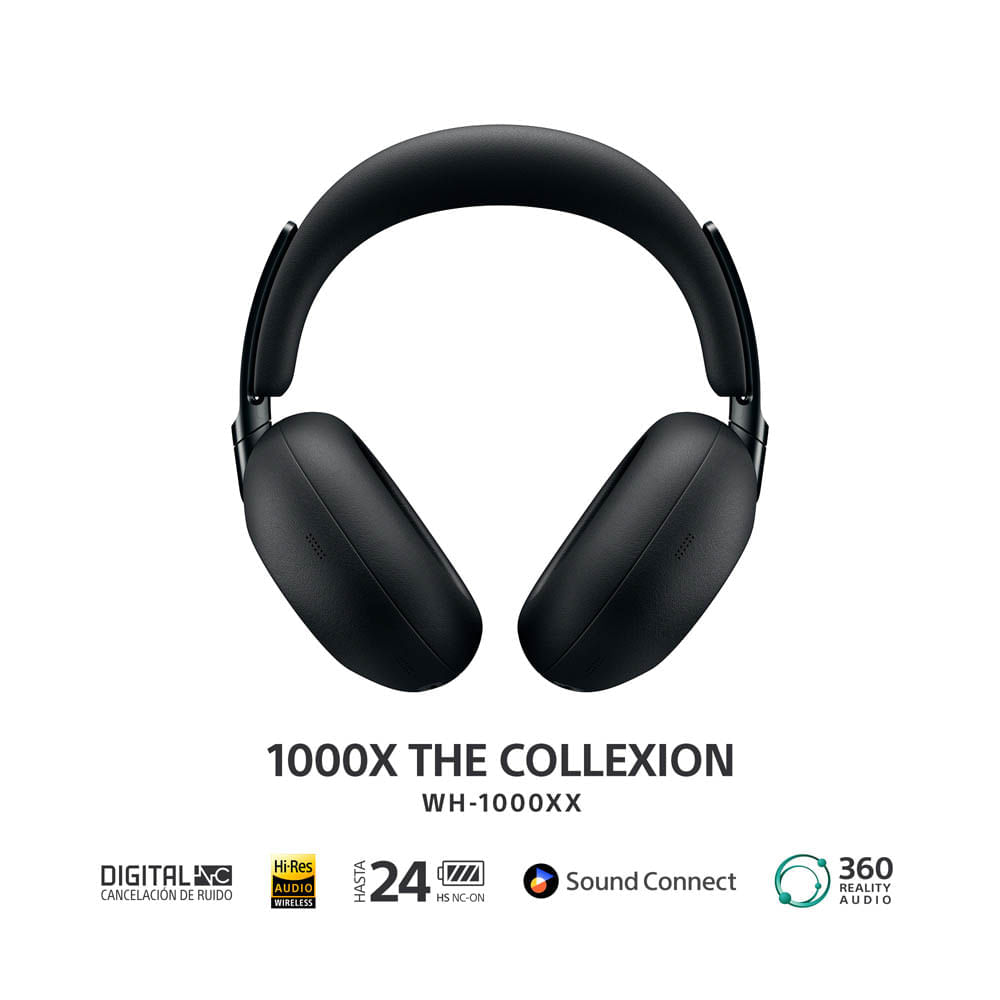 Audífonos Sony WH-1000XX/BZUC Over Ear Negro
