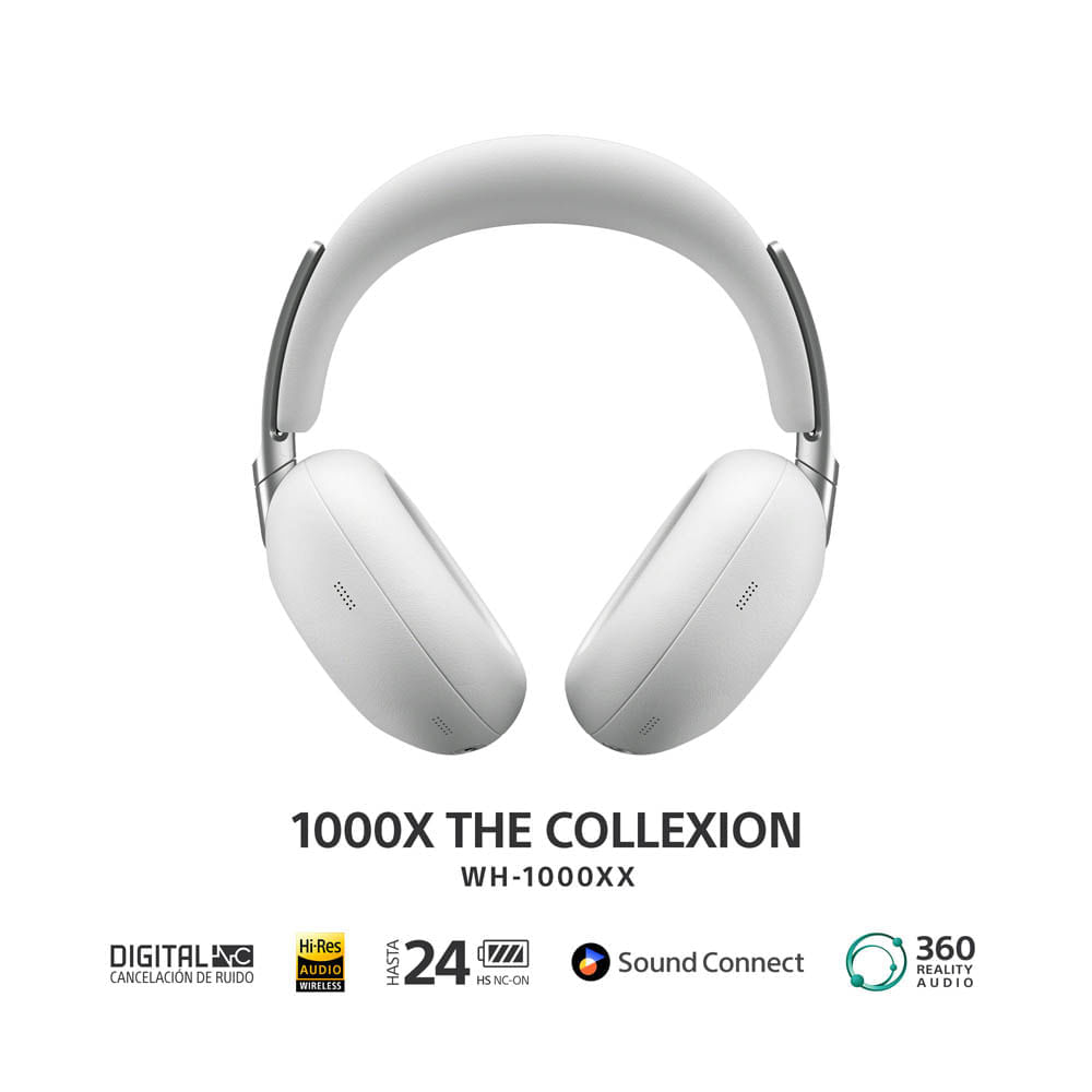 Audífonos Sony WH-1000XX/WZUC  Over Ear Blanco
