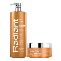 Radiant Argan Pro Repair Shampoo Mascarilla 1 Lt
