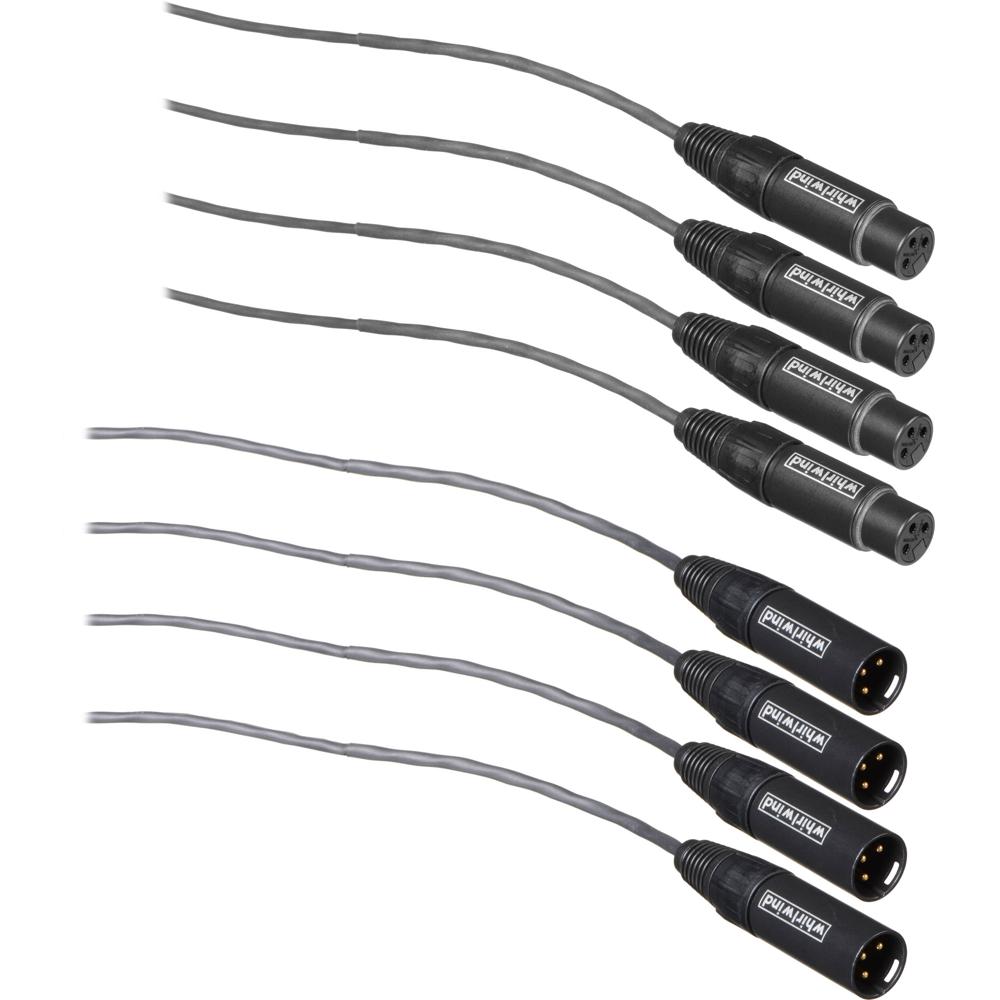 Whirlwind Snake Medusa Multitrack 4 XLR Femenino a 4 XLR Masculino 50'