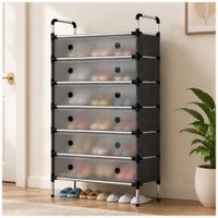 Organizador de Zapatos de 6 Niveles con Puertas Abatibles Z19