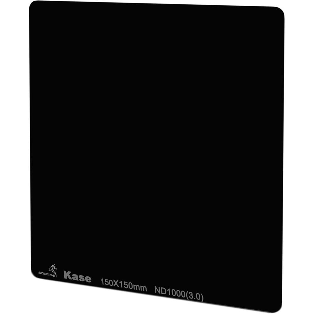 Kase Filtro ND Sólido Wolverine 150 x 150mm 10-Stop, Vidrio Óptico Multicapa, Resistente